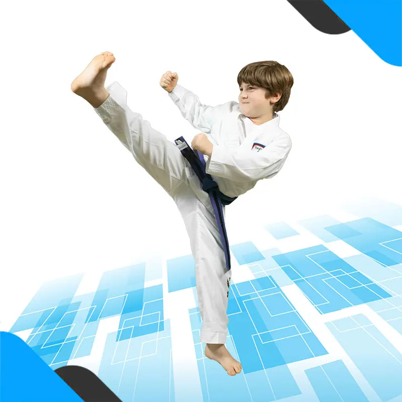 Children practicing martial arts in Clermont, developing lifelong discipline, focus, and self-respect.